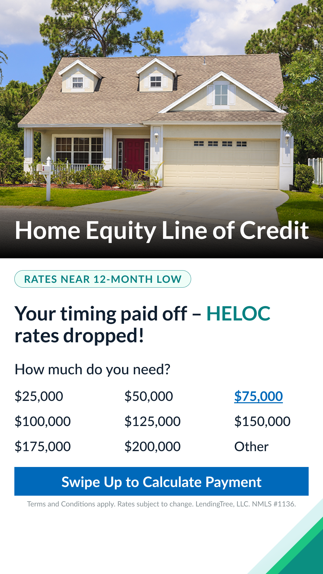 LendingTree Facebook ad