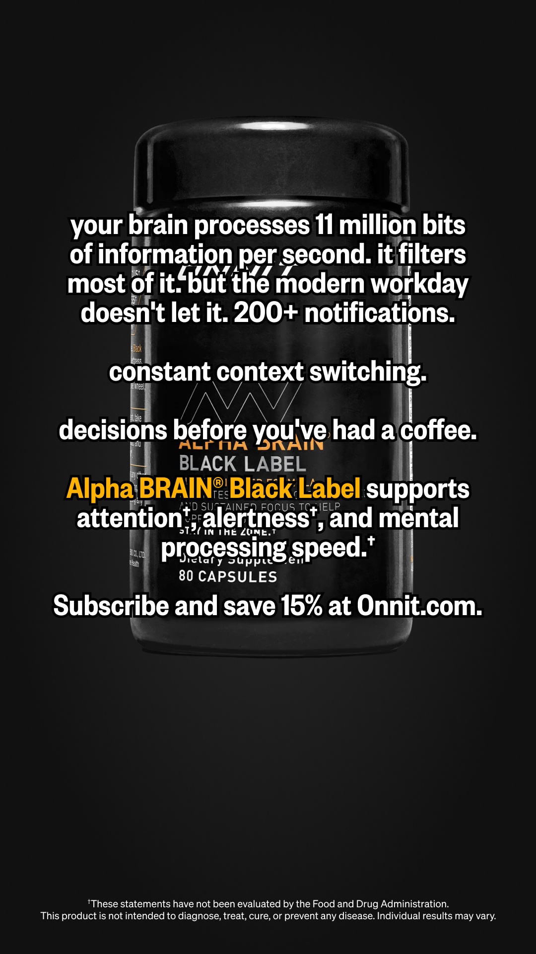 Onnit Facebook ad