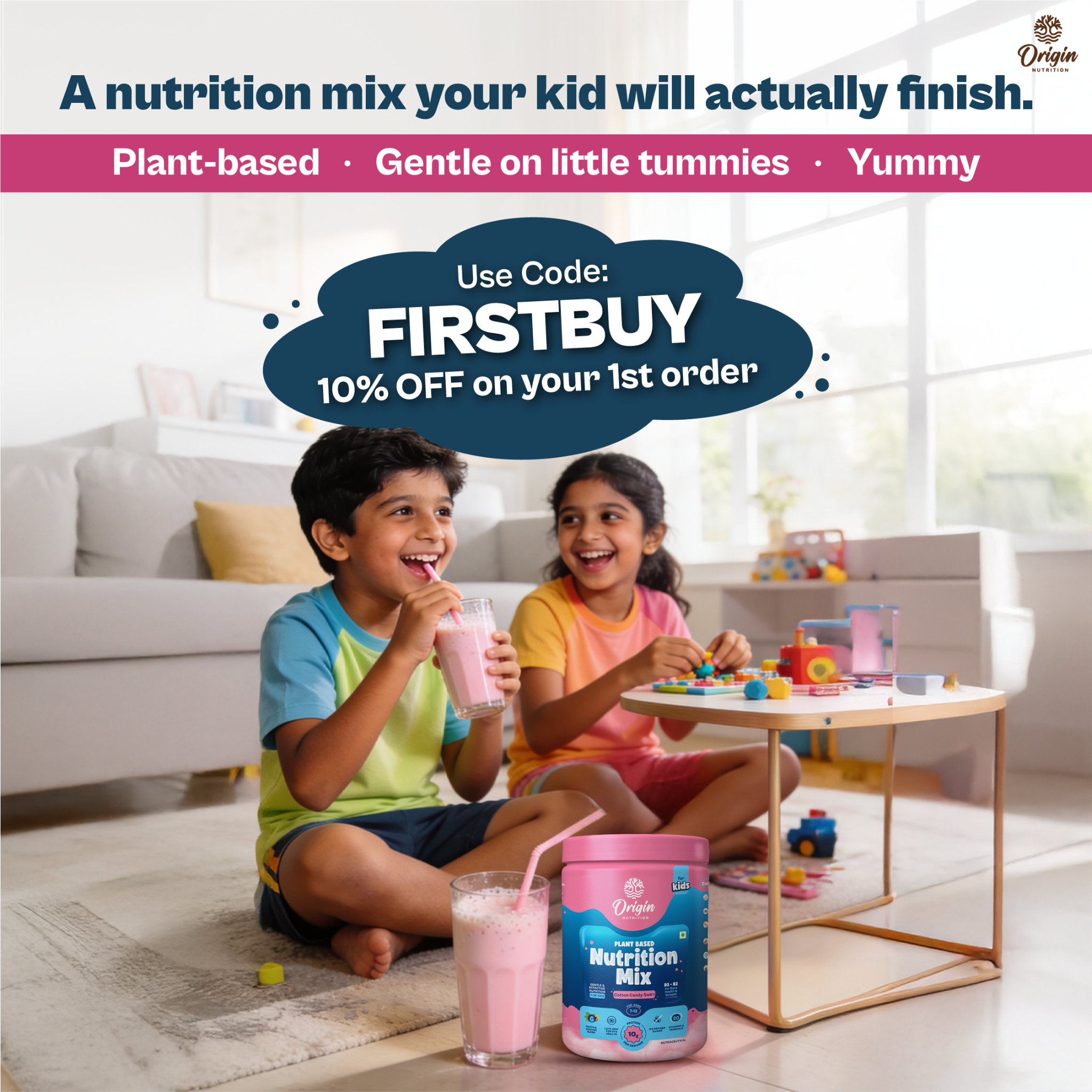 Origin Protein Facebook ad