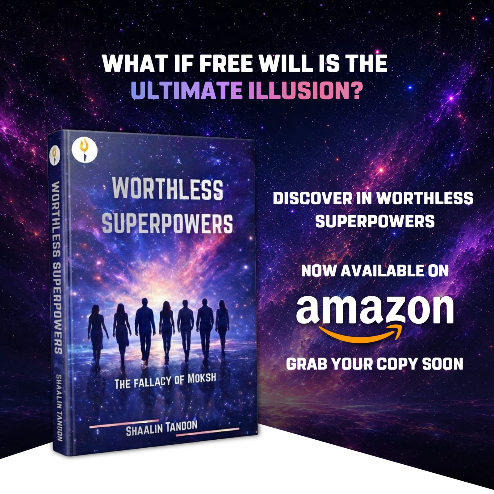 Worthless Superpowers Facebook ad: Humanity has wrestled with some questions for centuries.