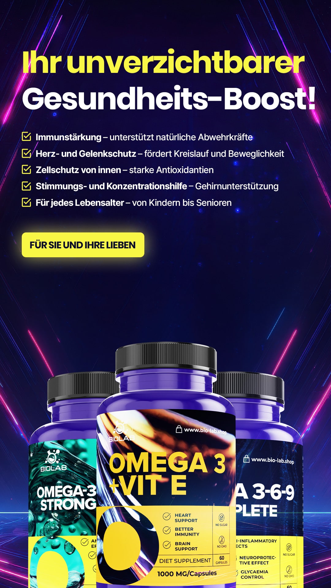 Biolabshop Facebook ad