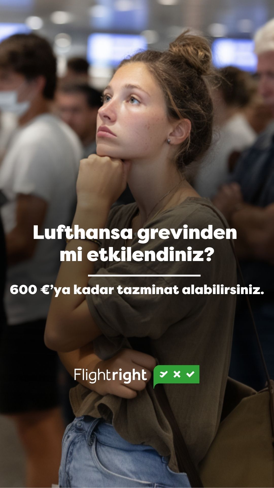Flightright Facebook ad