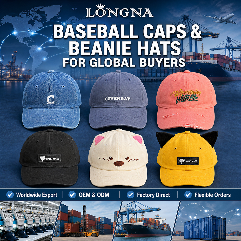 Haining Longna Textile Co., Ltd. Facebook ad: Importers & Buyers Sourcing Baseball Caps & Beanie Hats?