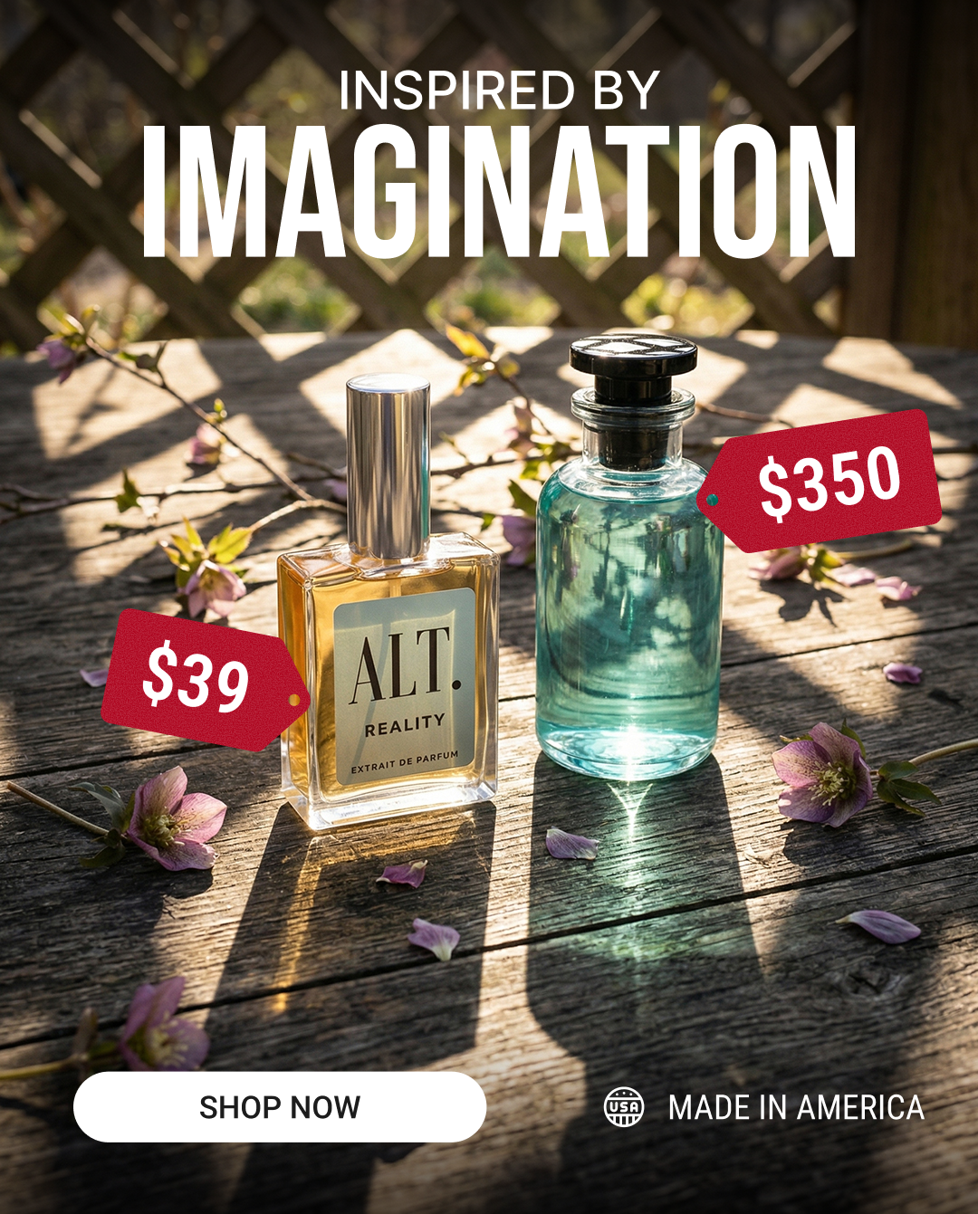 ALT. Fragrances Facebook ad