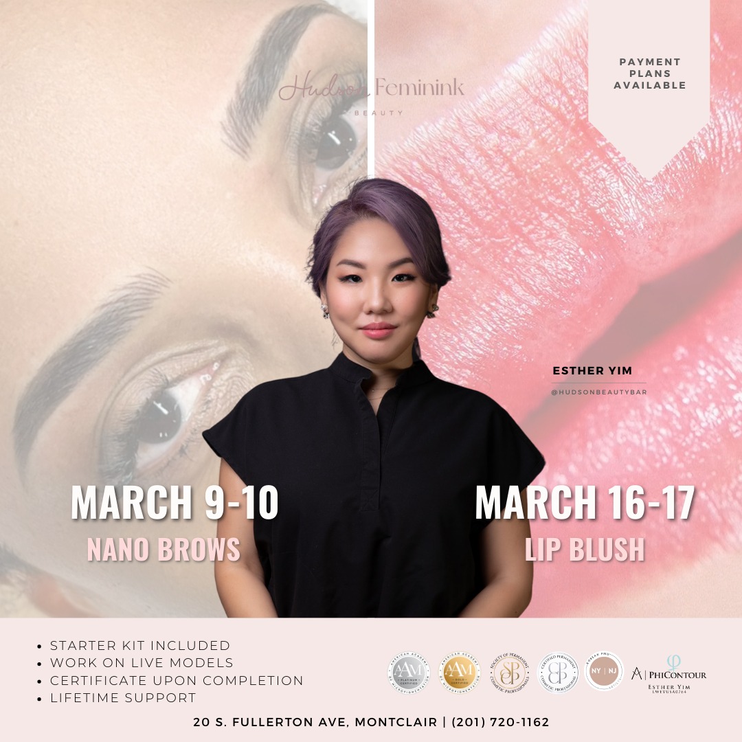 Hudson Beauty Bar Facebook ad: Elevate your craft with 𝗡𝗮𝗻𝗼 𝗕𝗿𝗼𝘄 𝗮𝗻𝗱 𝗟𝗶𝗽…