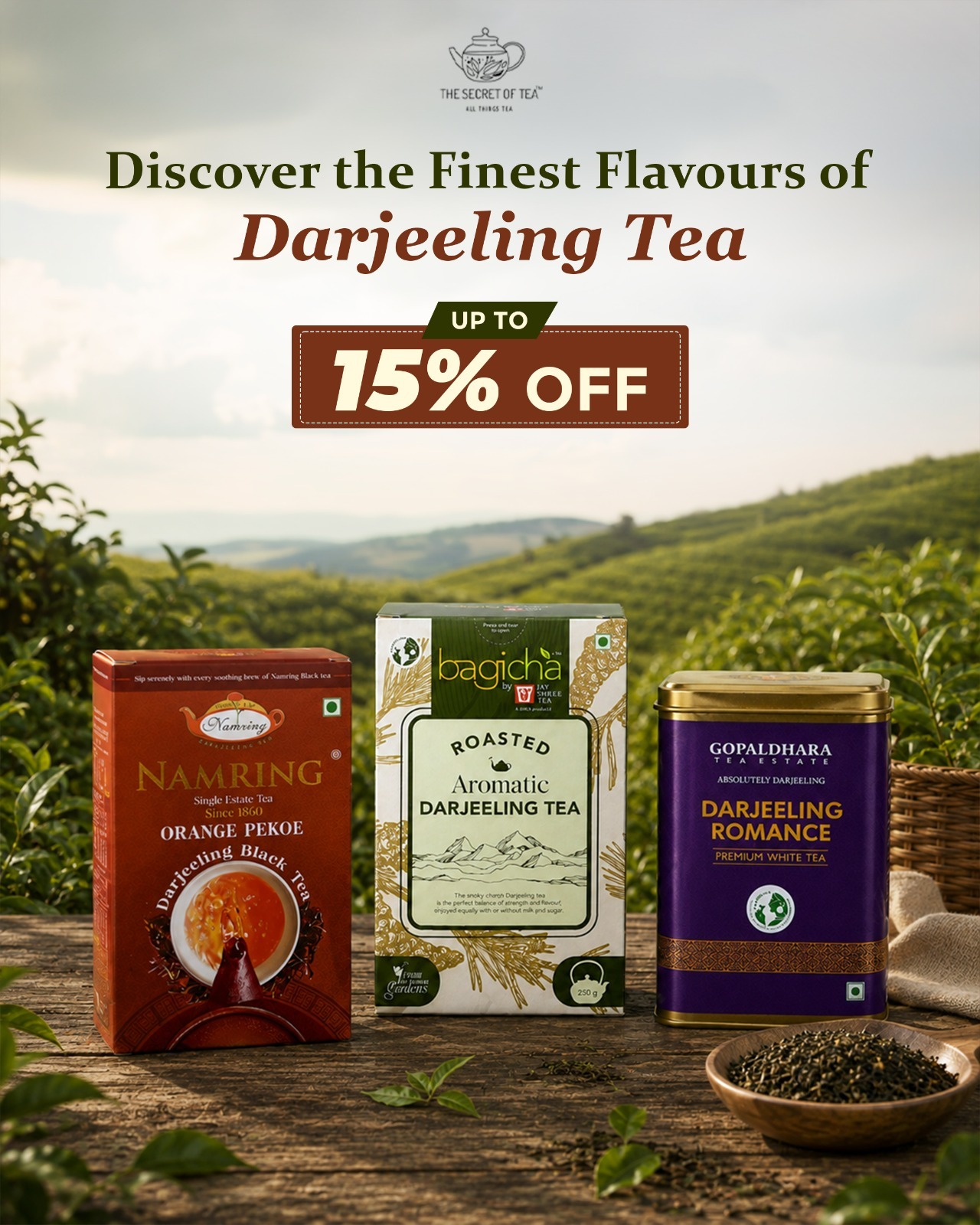 The Secret of Tea Facebook ad