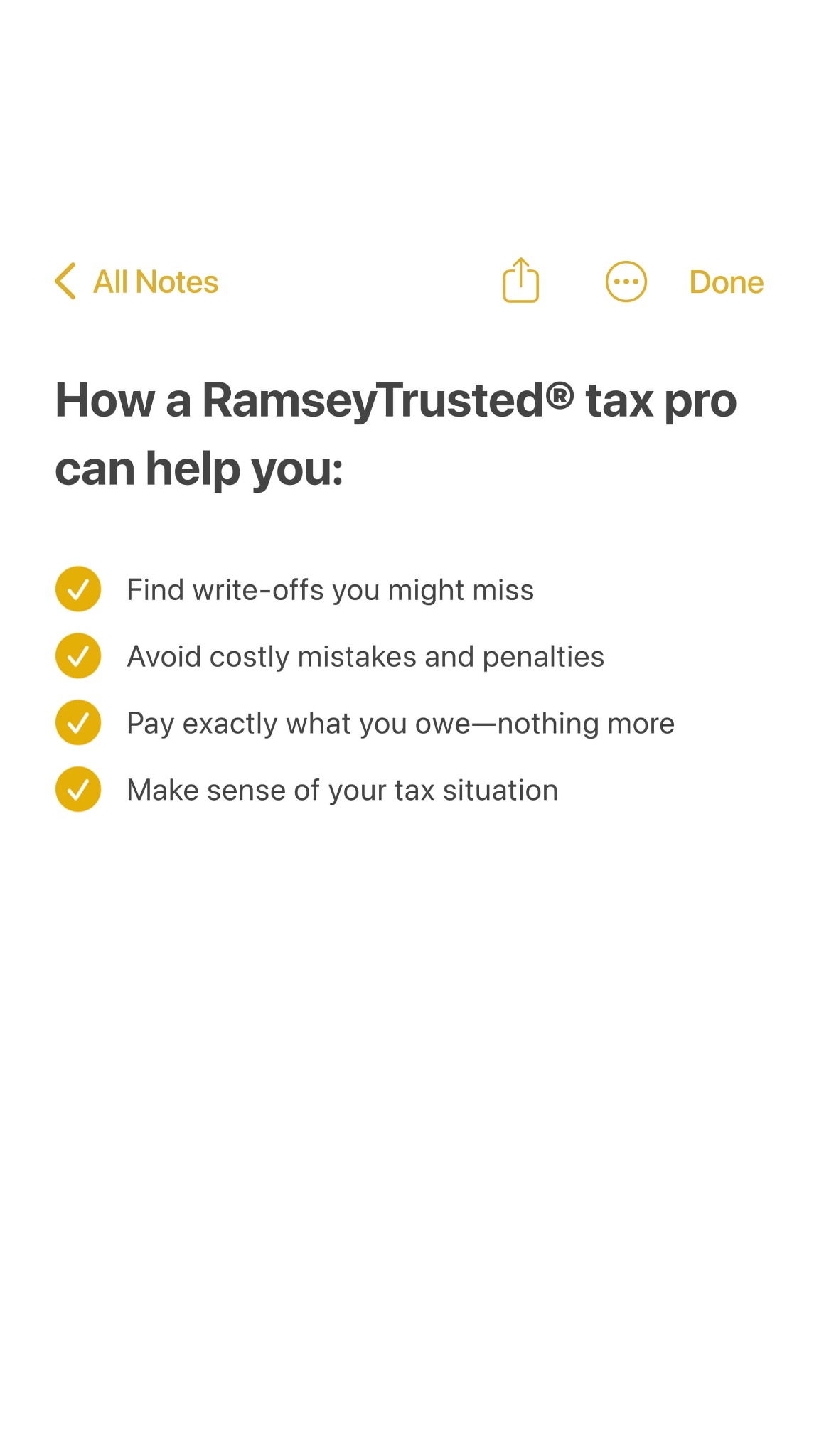Dave Ramsey Facebook ad