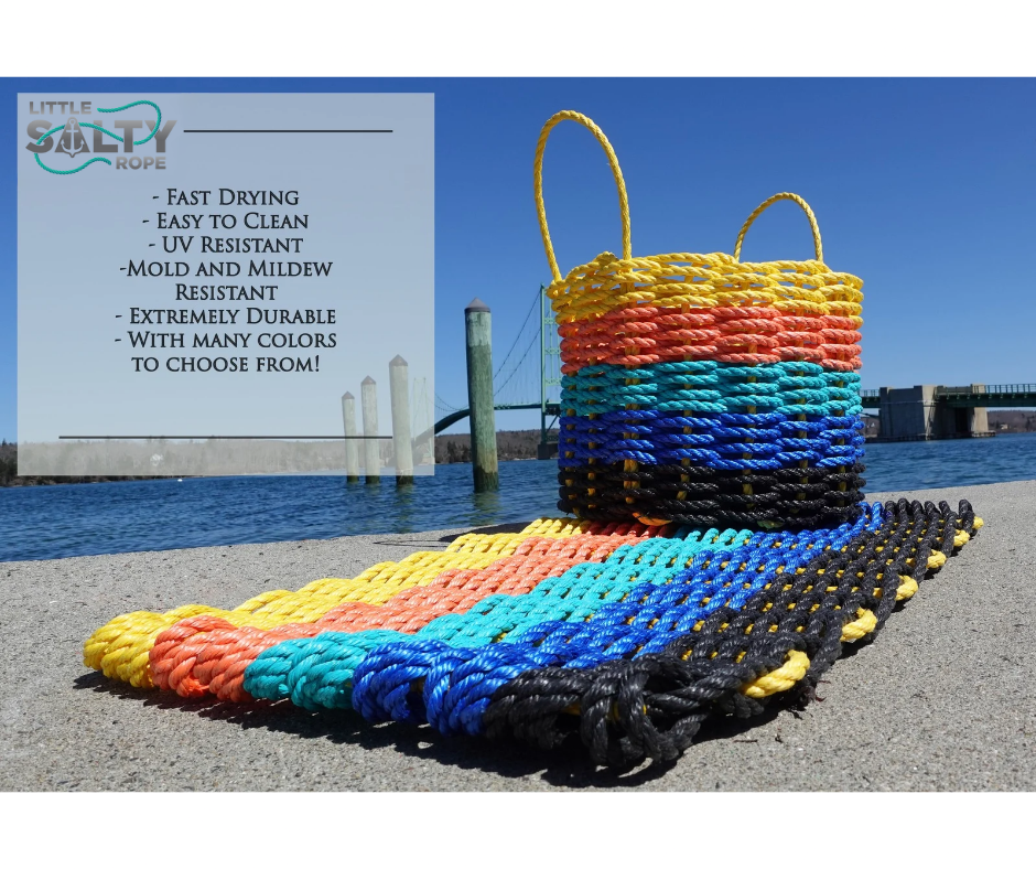 Little Salty Rope Co Facebook ad: Little Salty Rope Co, Handcrafted Rope Baskets and…
