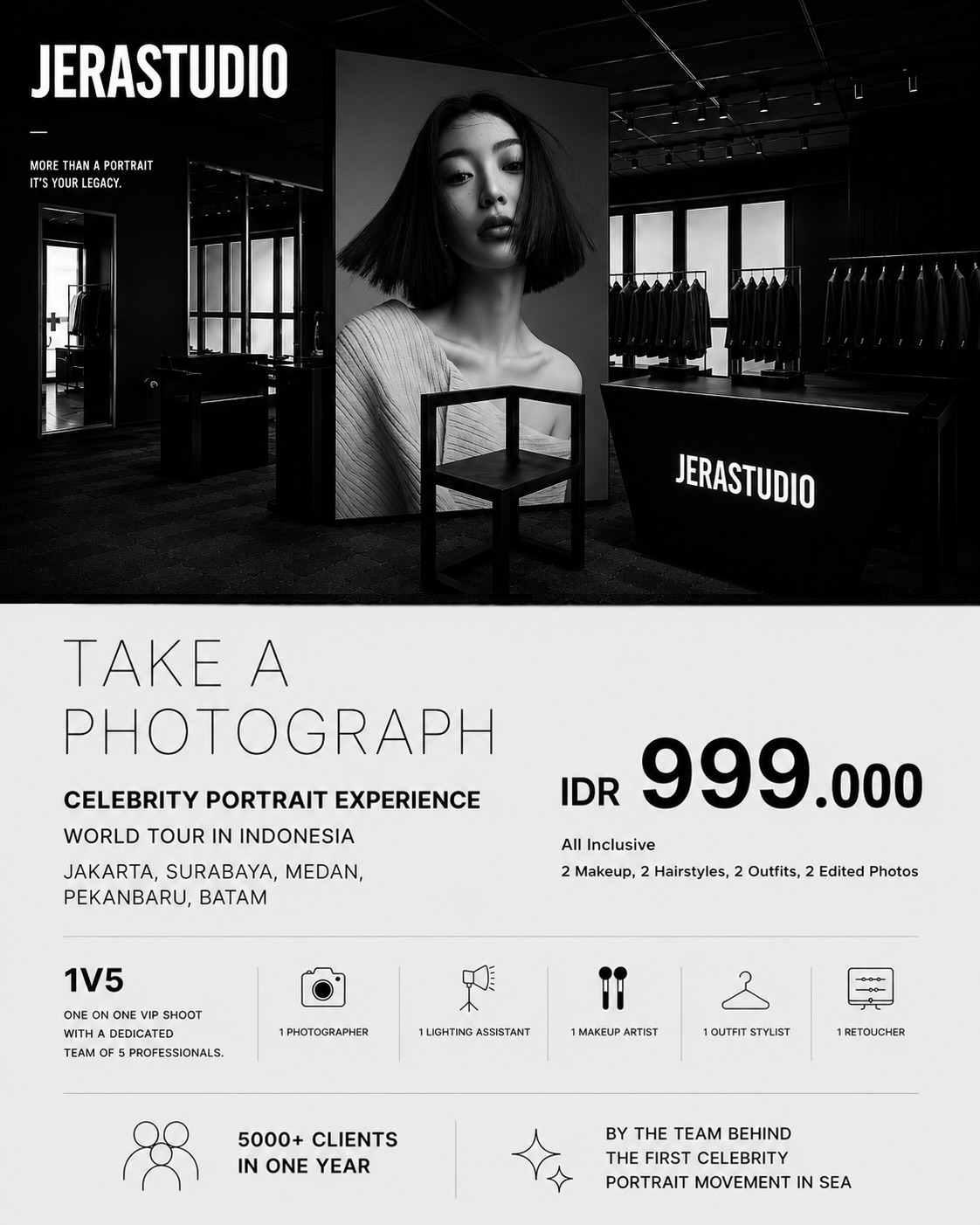 jerastudio.id Facebook ad: Rp 999.000 PHOTOSHOOT ALA ARTIS