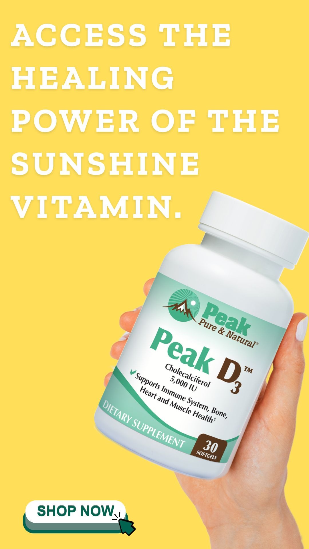 Peak Pure Natural Facebook ad