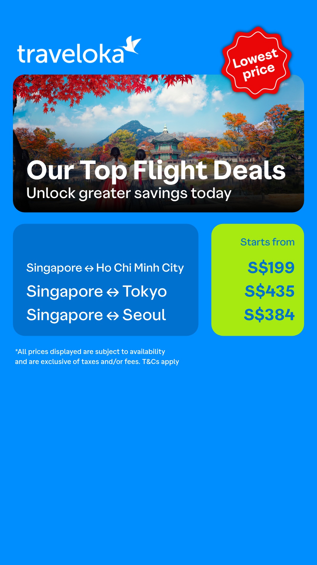 Traveloka Singapore Facebook ad