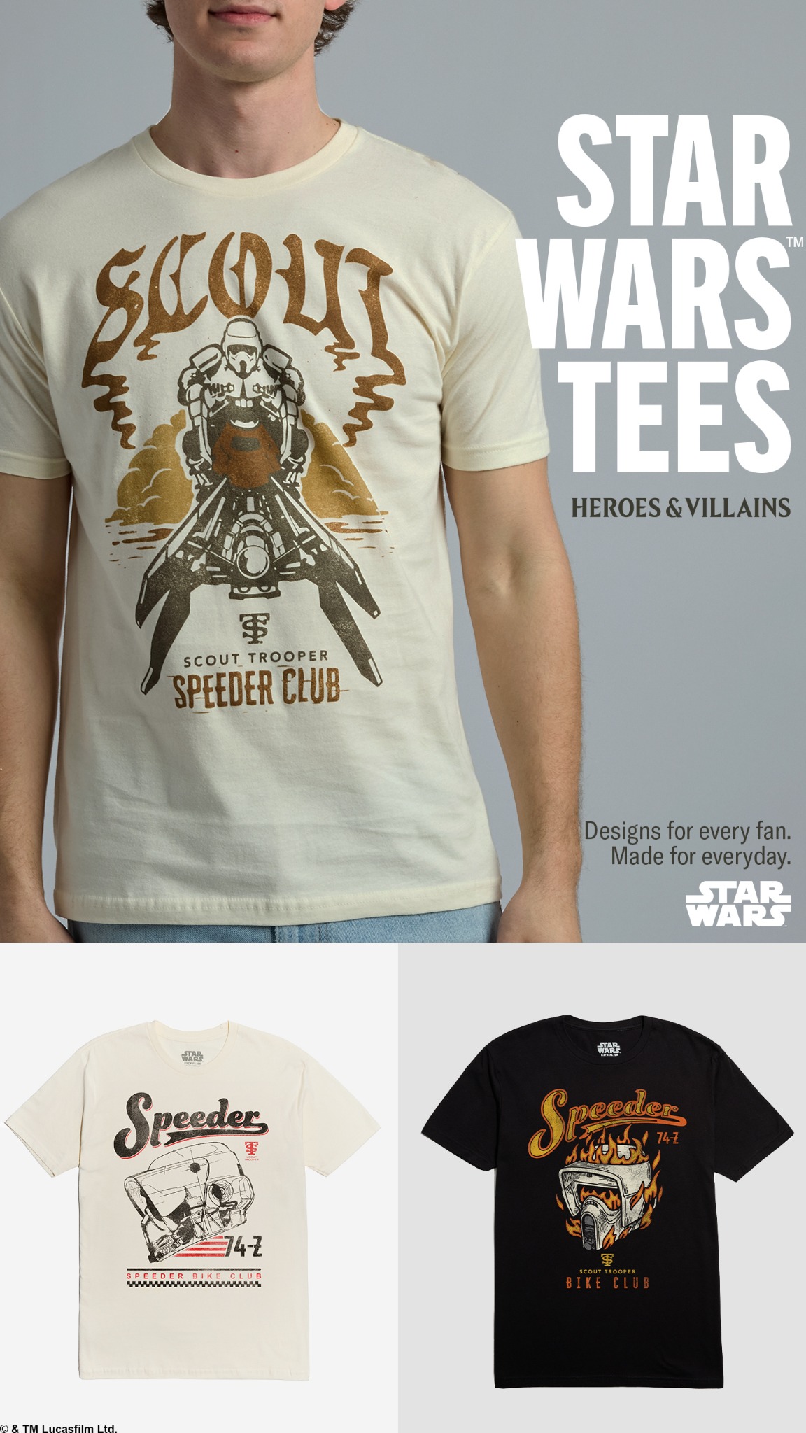 Heroes & Villains Facebook ad