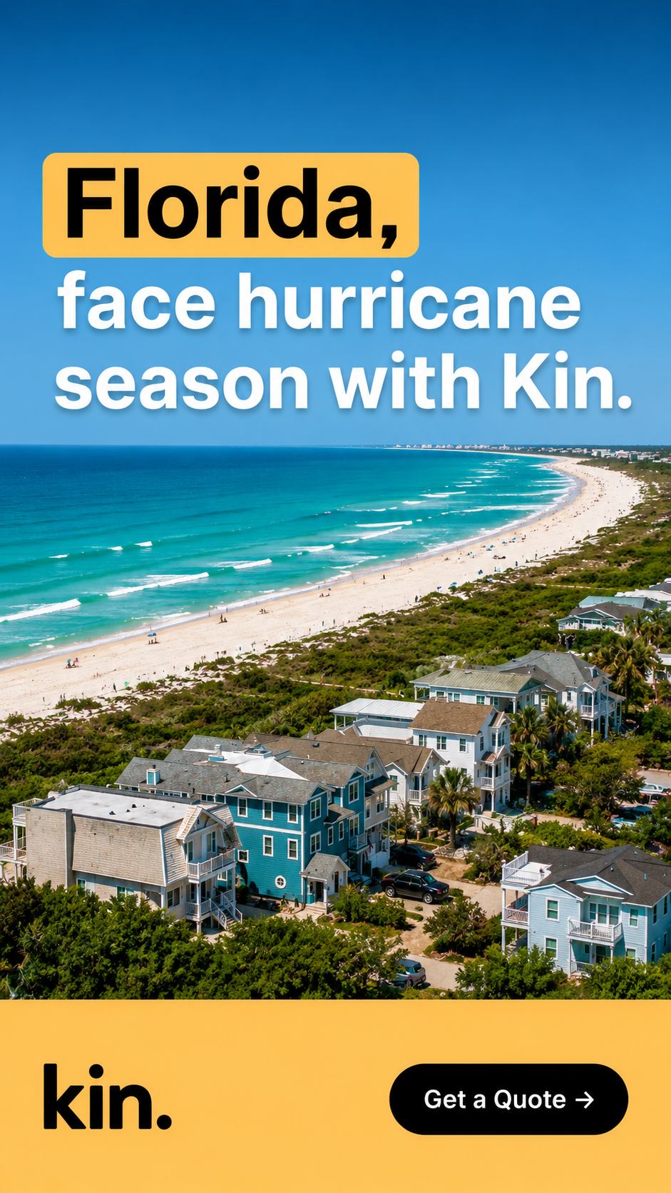 Kin Insurance Facebook ad