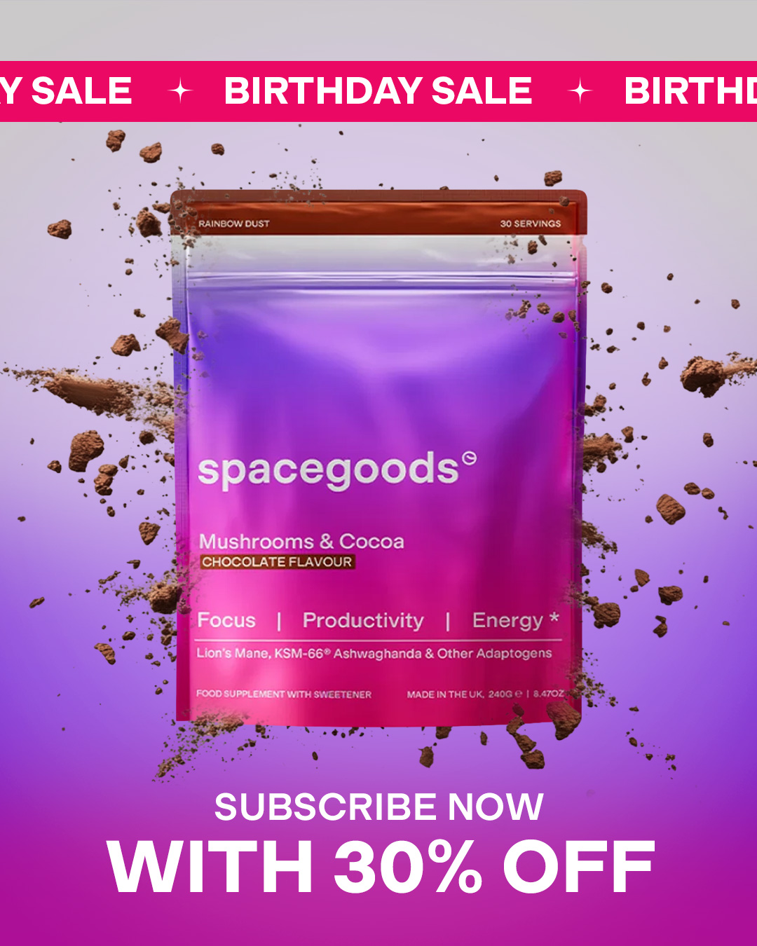 Spacegoods Facebook ad