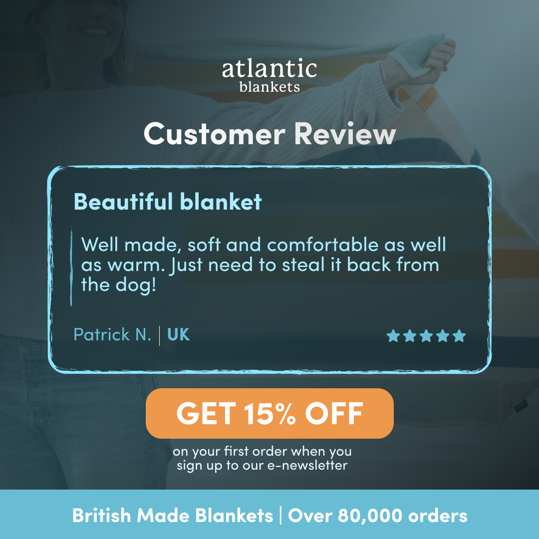 Atlantic Blankets Facebook ad