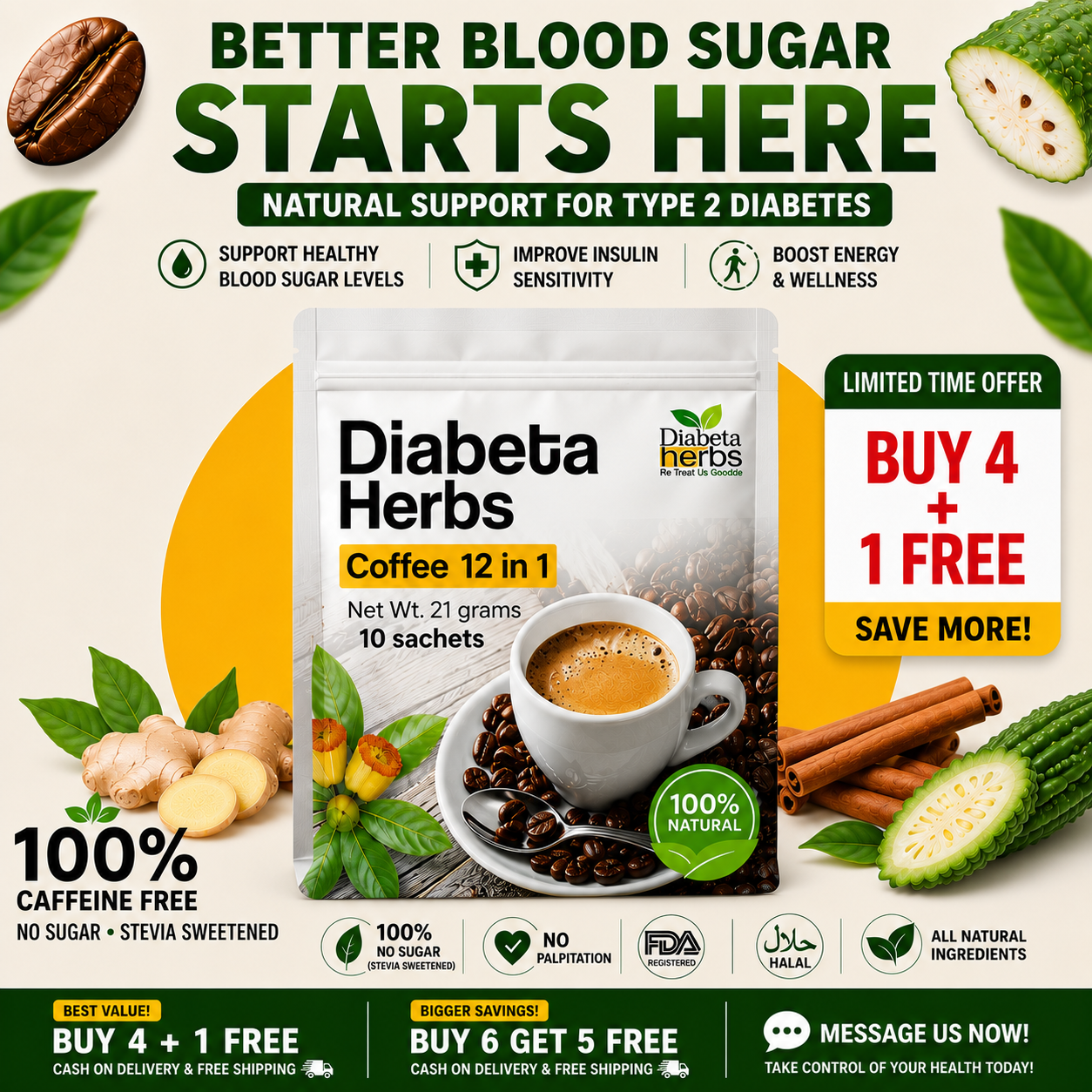 Diabetaherbs - MAIN STORE Facebook ad