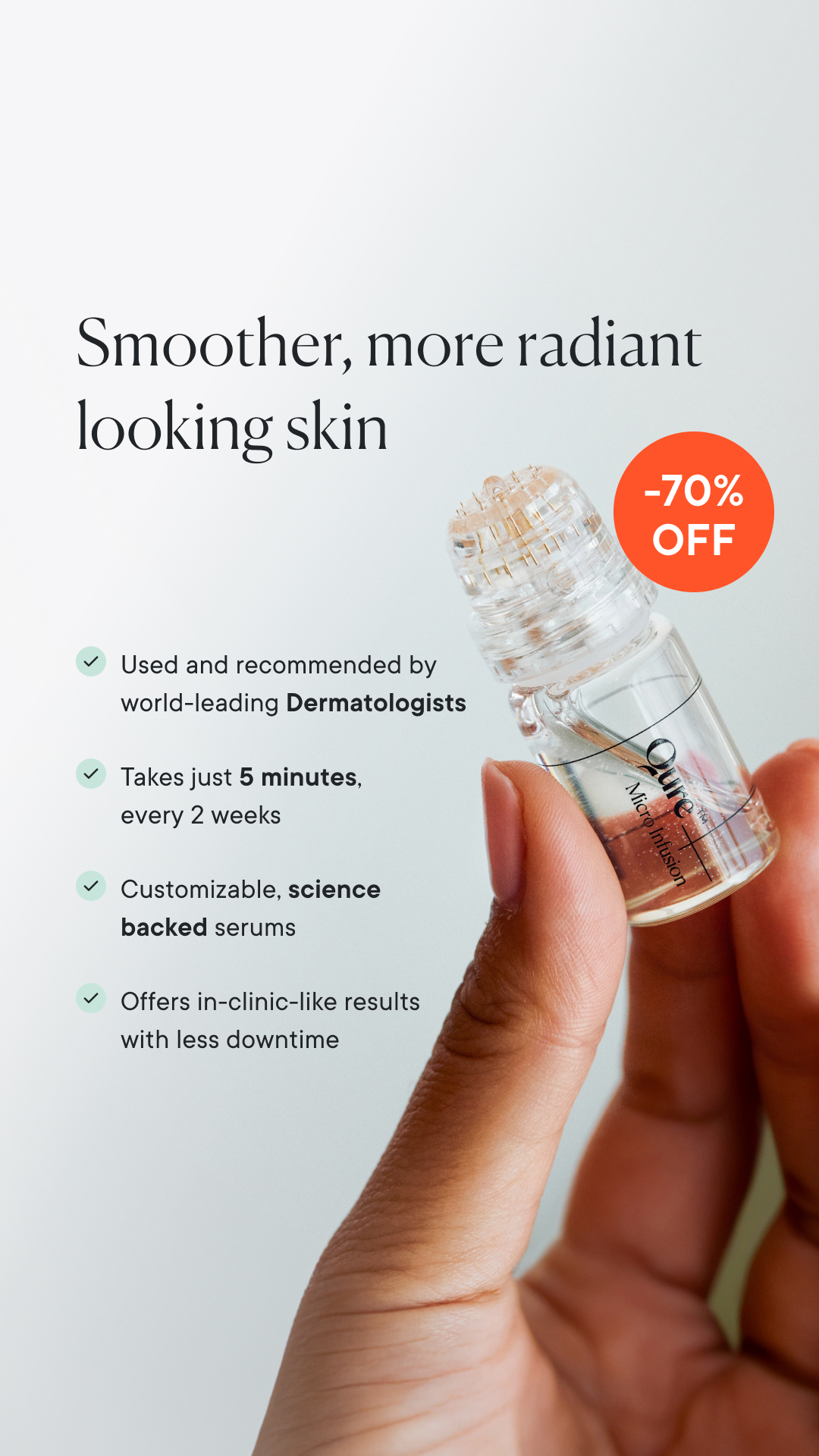 Qure Skincare Facebook ad