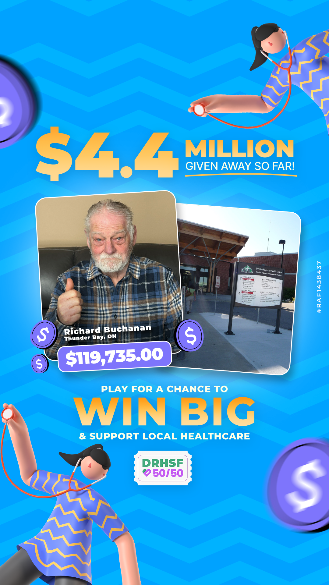 Dryden Regional Health Services Foundation Facebook ad