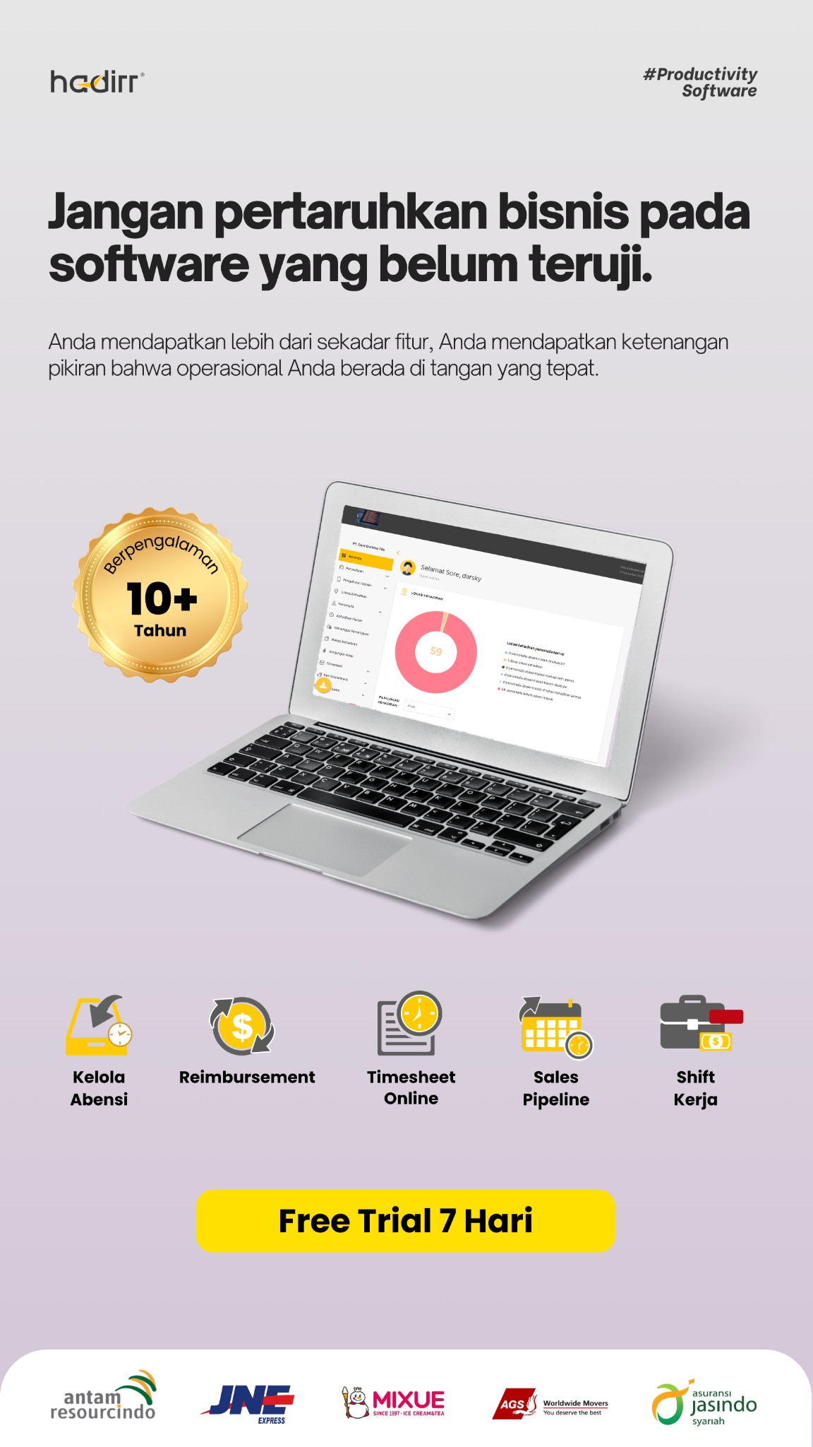 Hadirr Facebook ad from Apr 29, 2026