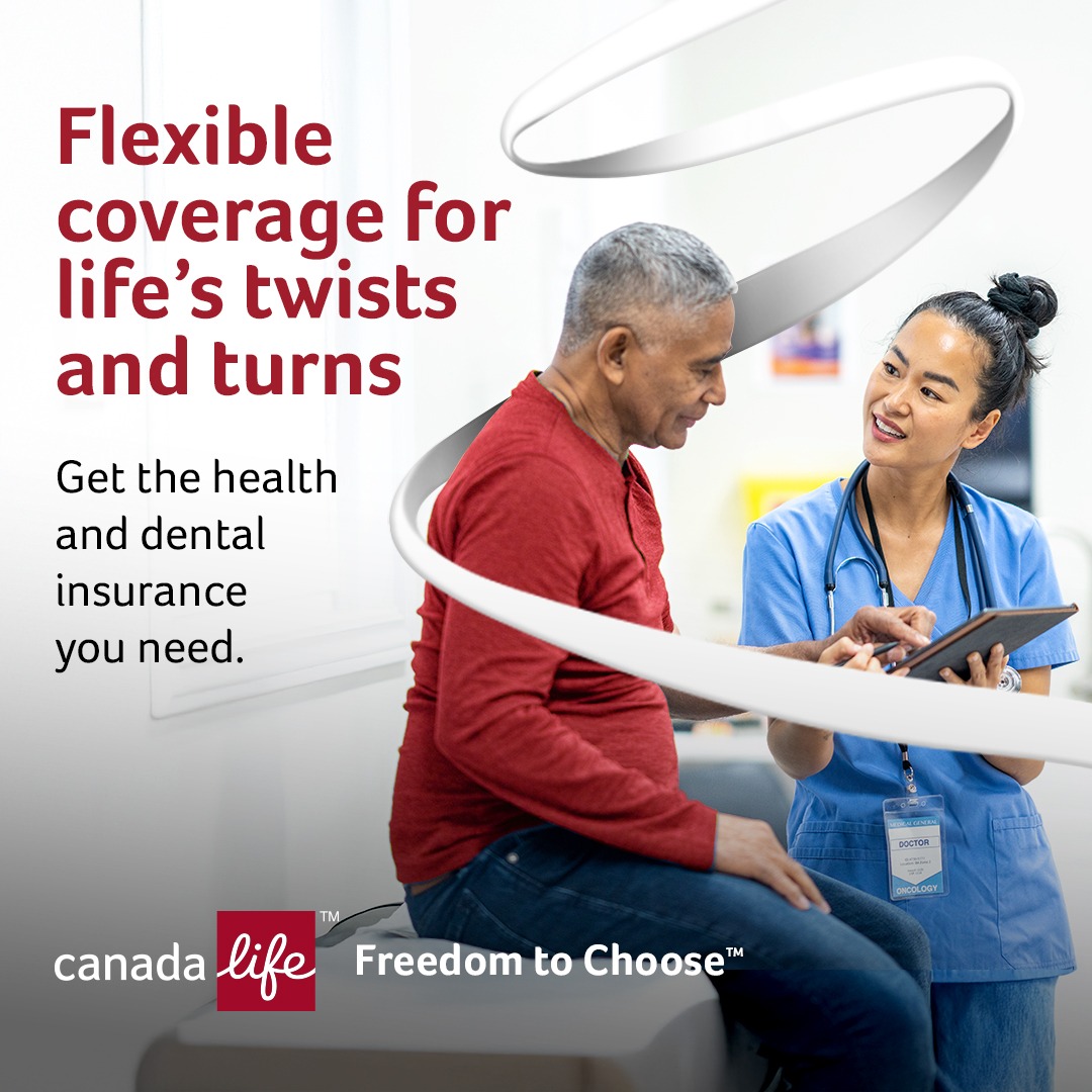 Canada Life Co Facebook ad: Get coverage that works as hard as you do
