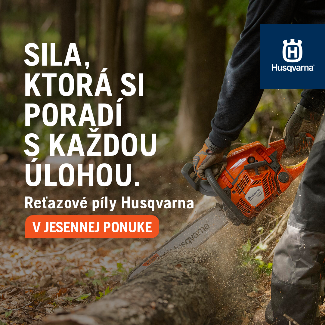 Husqvarna Slovensko Facebook ad: Reťazové píly Husqvarna v jesennej akcii!