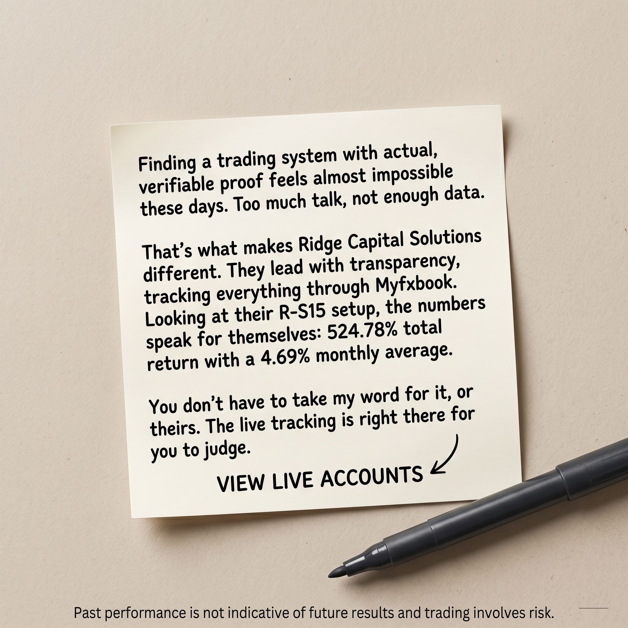Ridge Capital Solutions Facebook ad