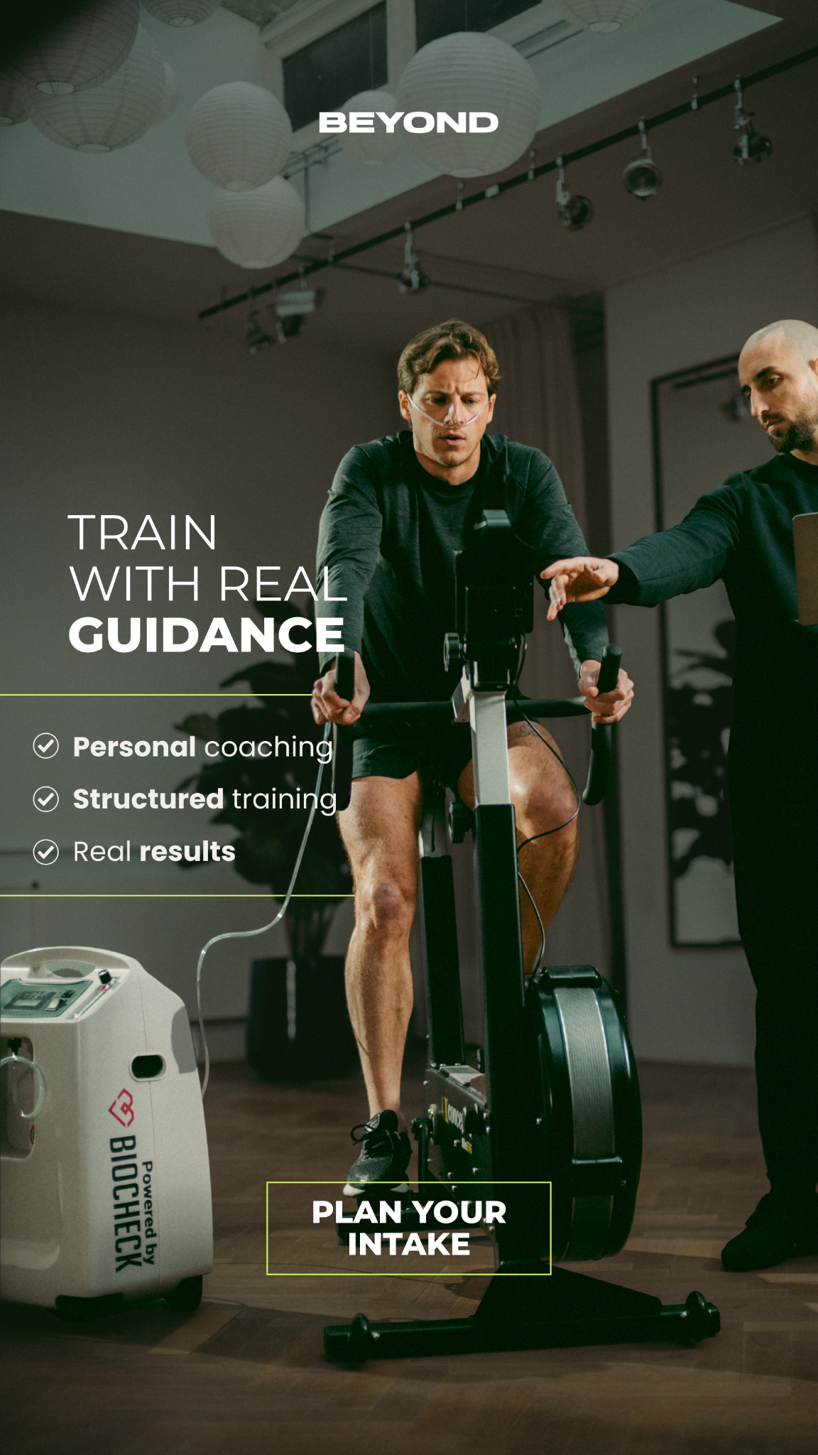 Beyond Personal Training & Recovery Facebook ad