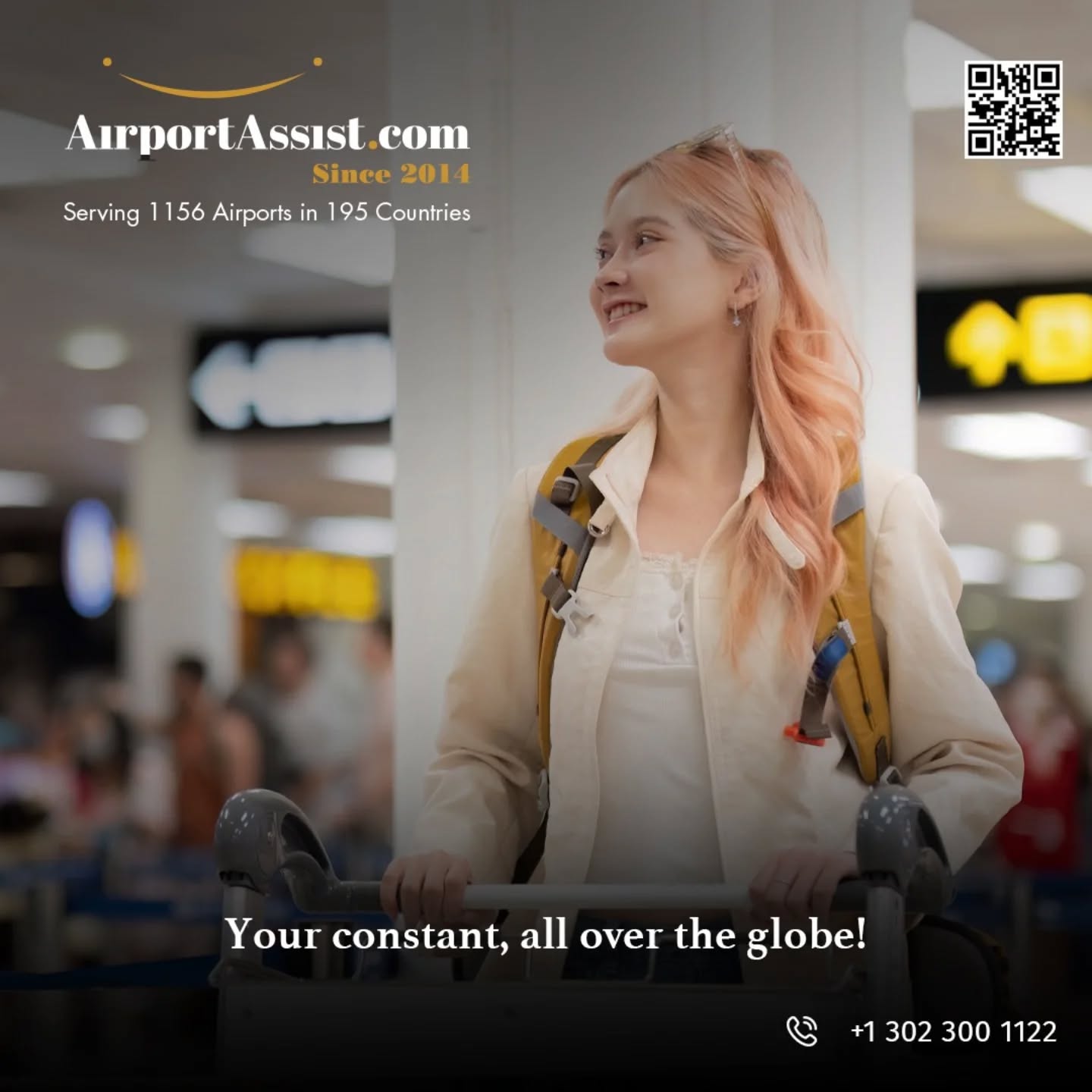 AirportAssist.com Facebook ad: Get Airport Assistance
