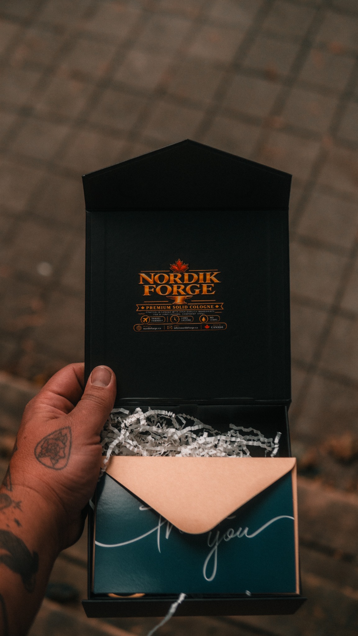 Nordik Forge Facebook ad: Discover Nordik Forge Solid Cologne