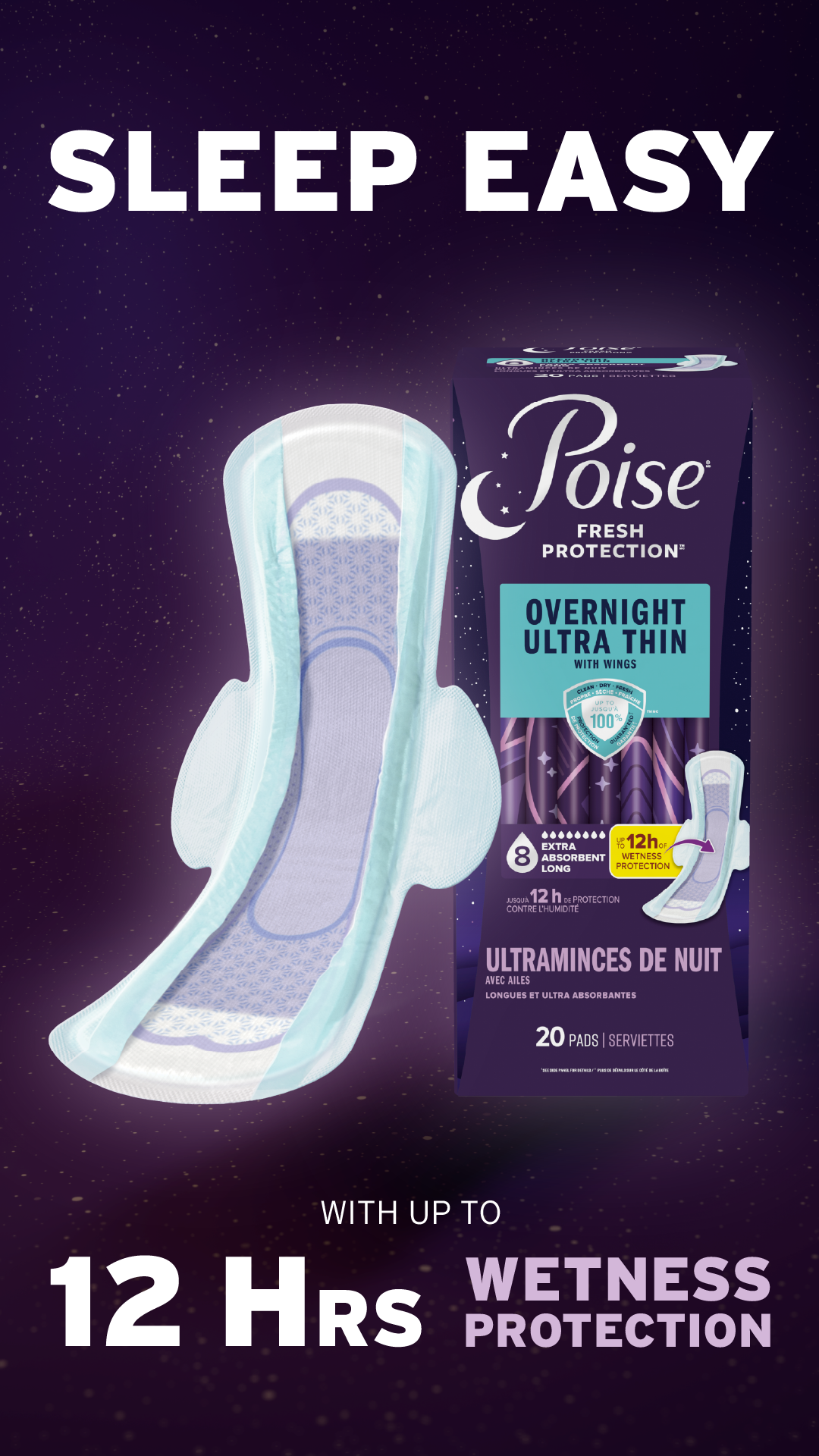 Poise Facebook ad from Jan 8, 2026