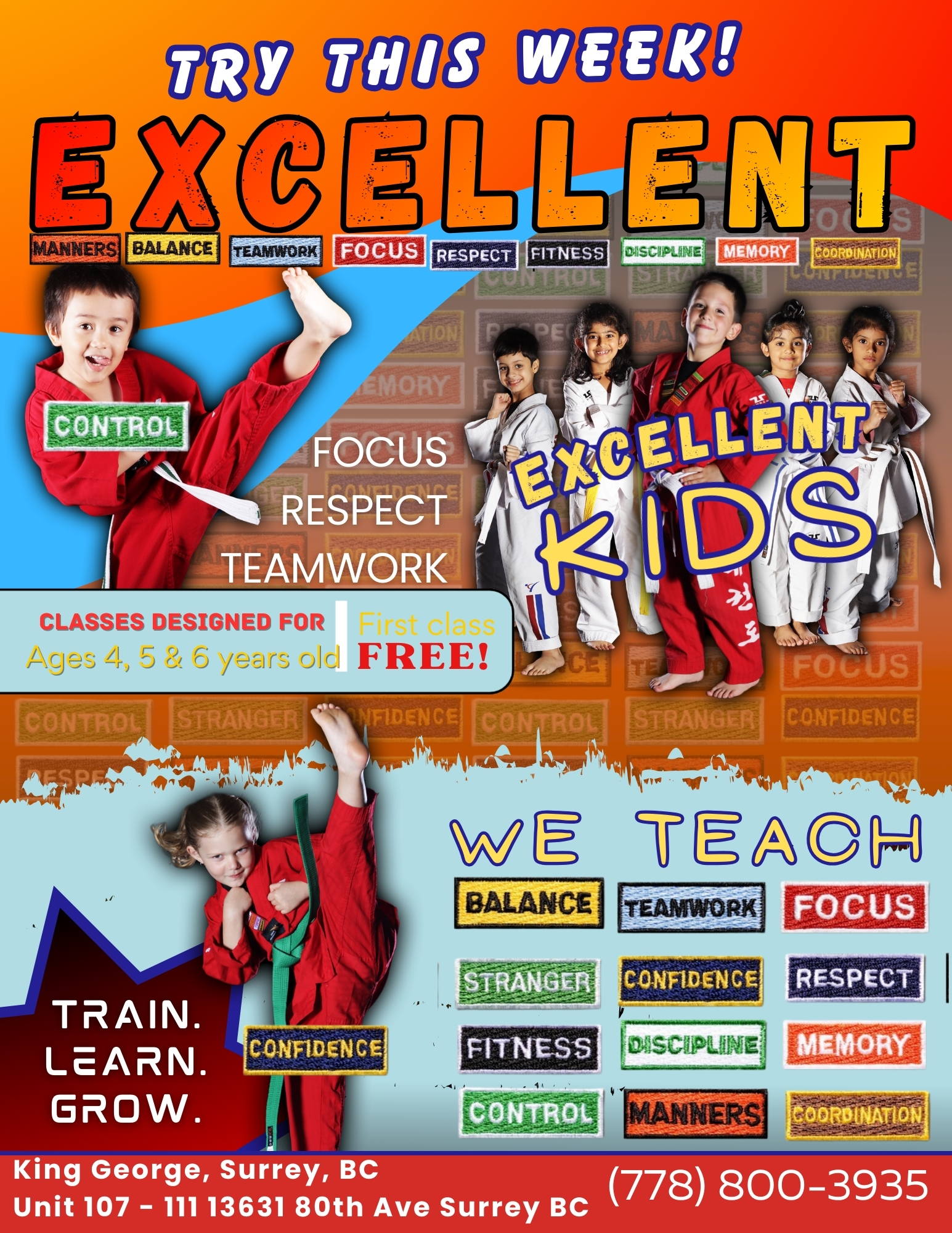 Kick It Martial Arts Facebook ad