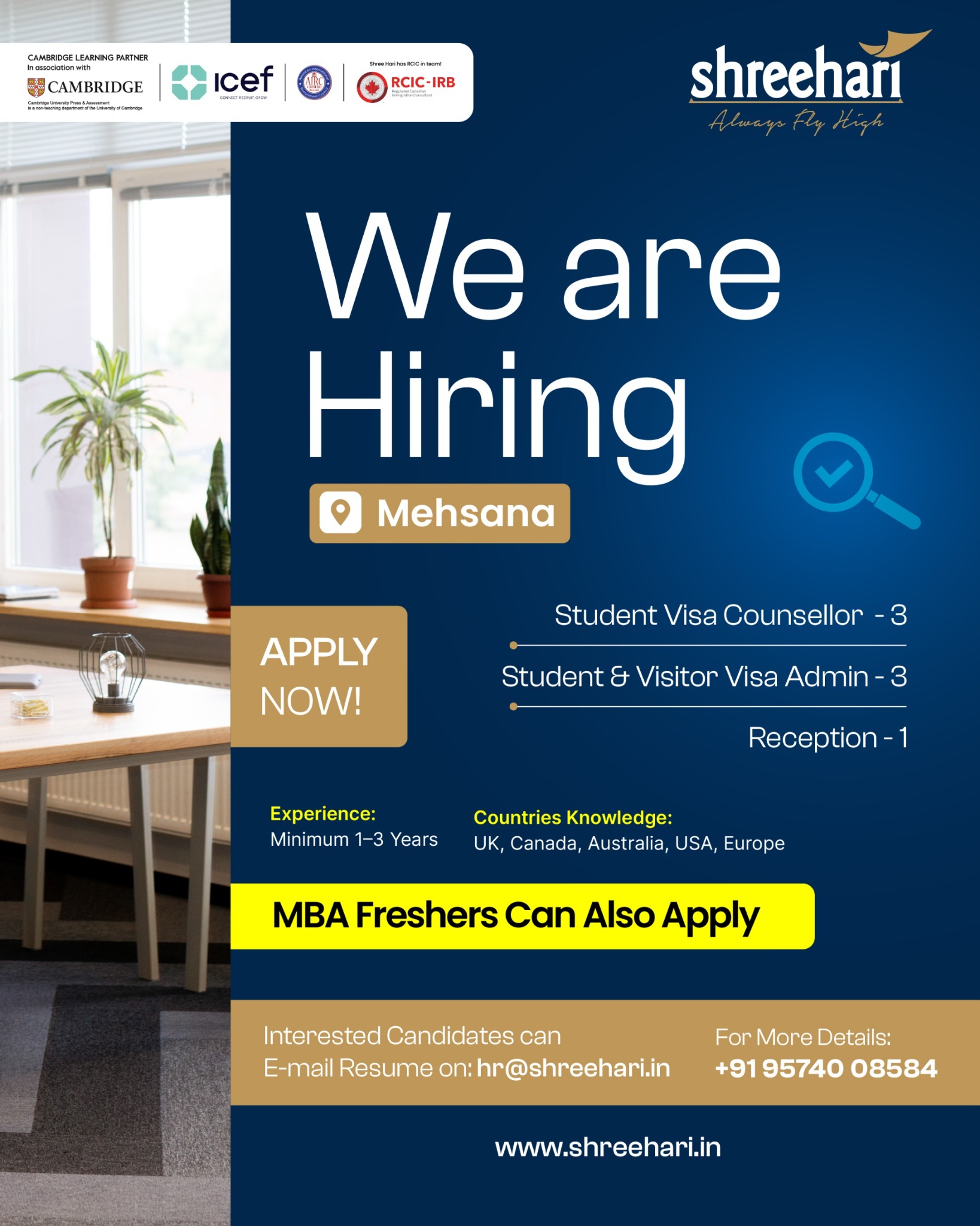 Shree Hari Education Consultant Pvt. Ltd. Facebook ad