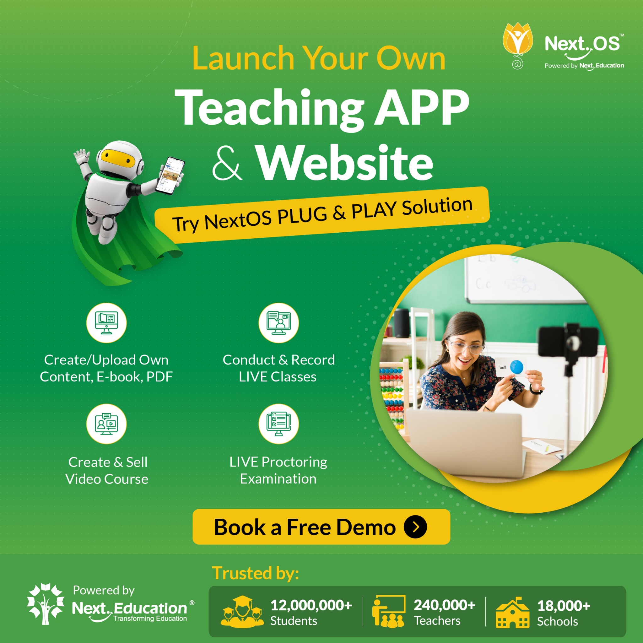 Next Education Facebook ad