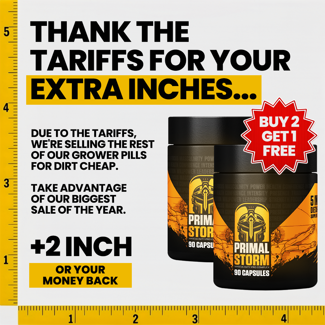 Primal Storm Supplements Facebook ad