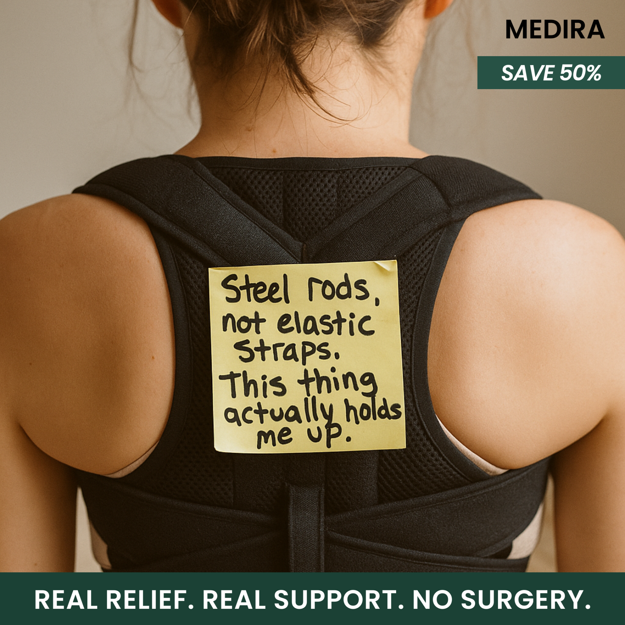 Medira Facebook ad: FIX the ROOT of Back Pain