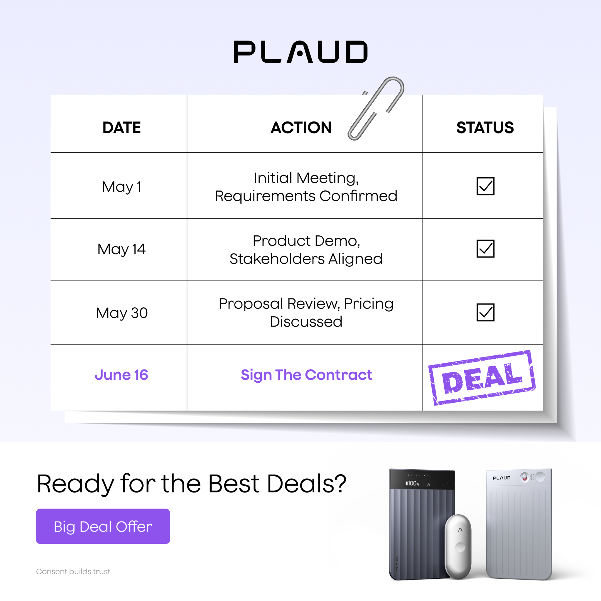 Plaud Facebook ad