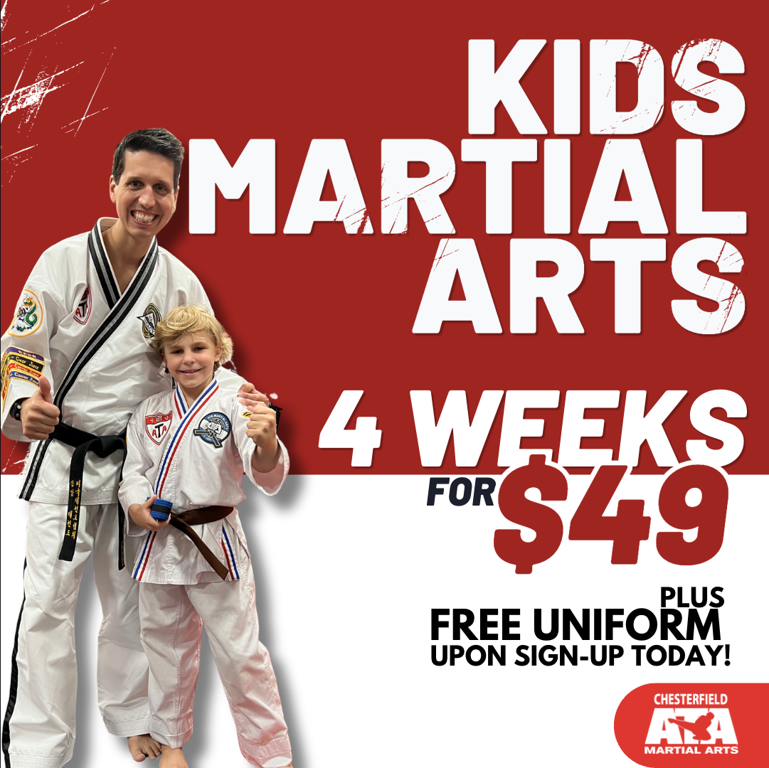 ATA Martial Arts Facebook ad: 4 Weeks of Martial Arts for Just $49