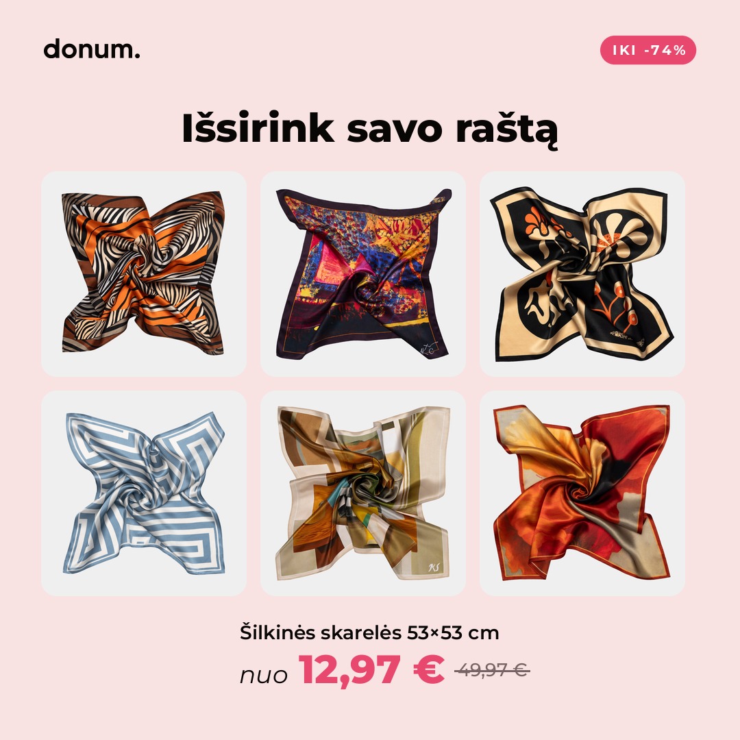 donum. Facebook ad: Išsirink savo raštą