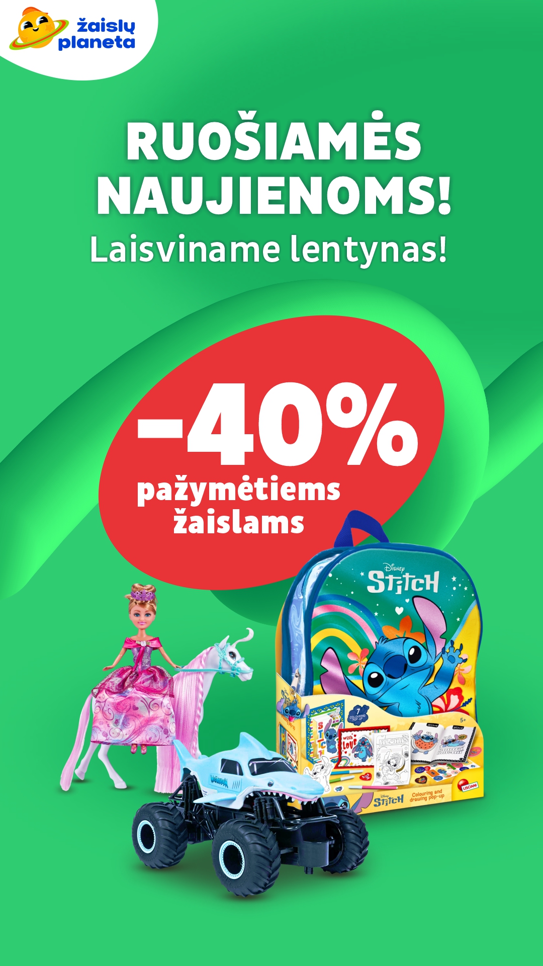 Žaislų Planeta Lietuva Facebook ad