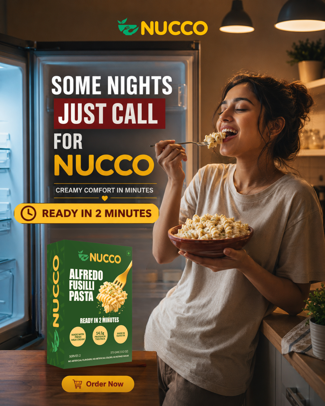 Nucco.co Facebook ad: Some Nights Just Call For NUCCO