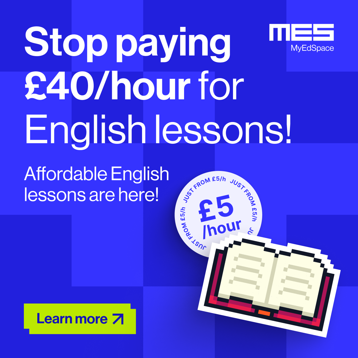 MyEdSpace Facebook ad from May 19, 2026