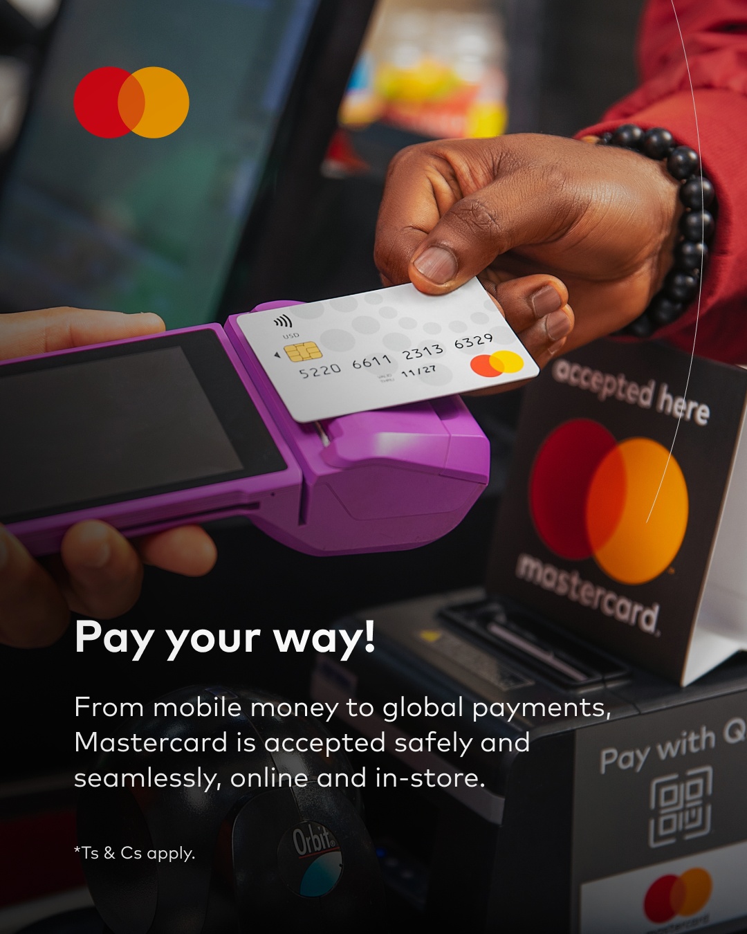 Mastercard Facebook ad