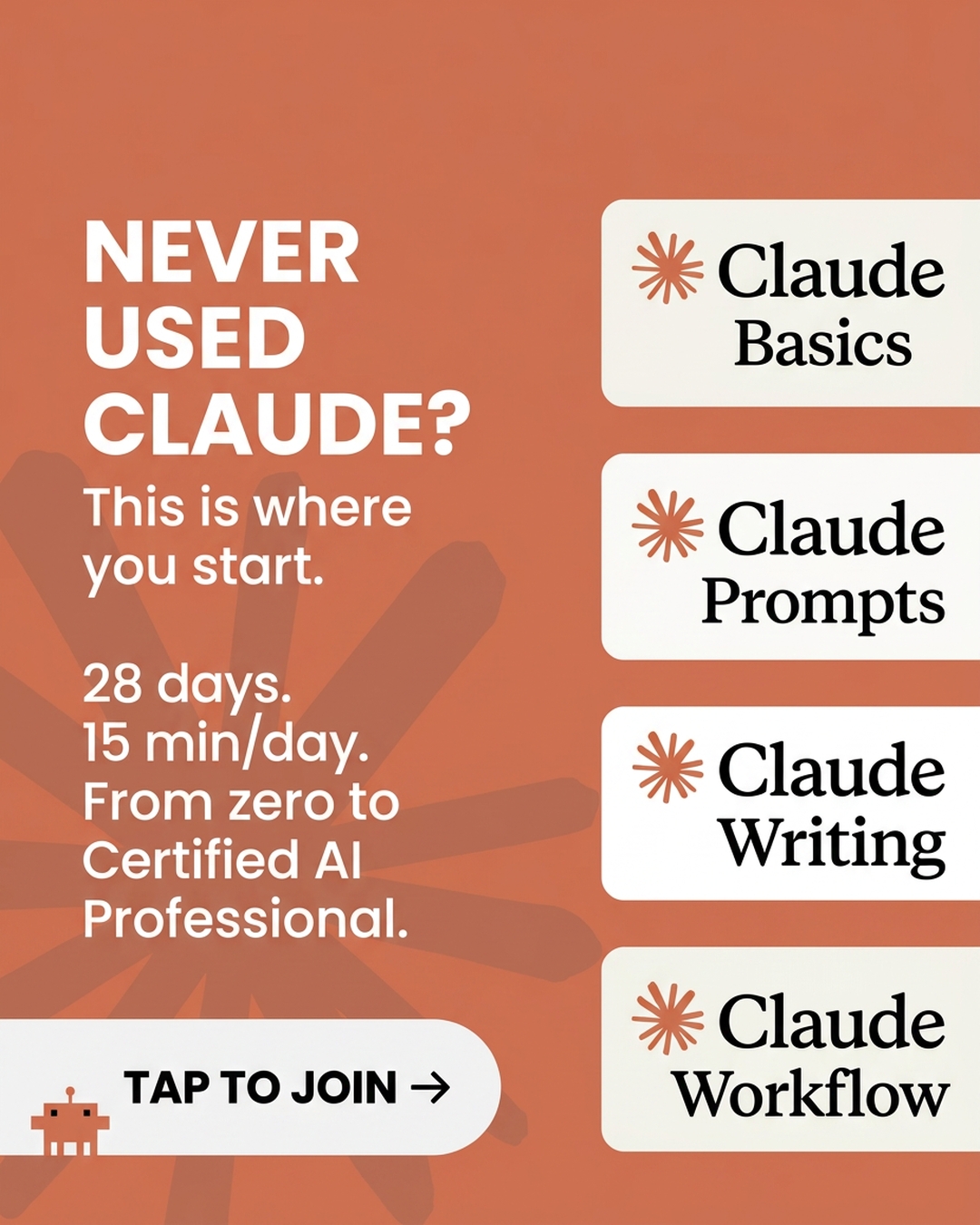 Emily Carter AI & Career Growth Facebook ad: Start Now