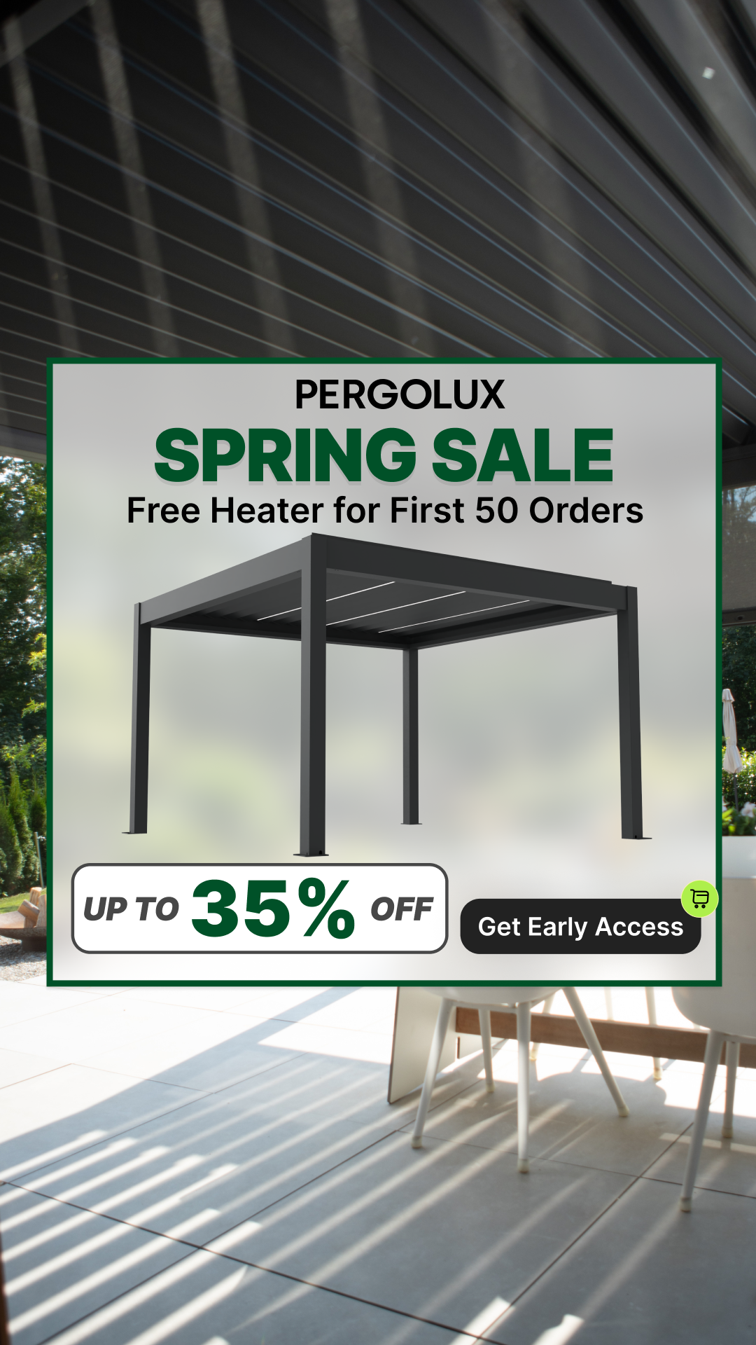 pergolux.au Facebook ad