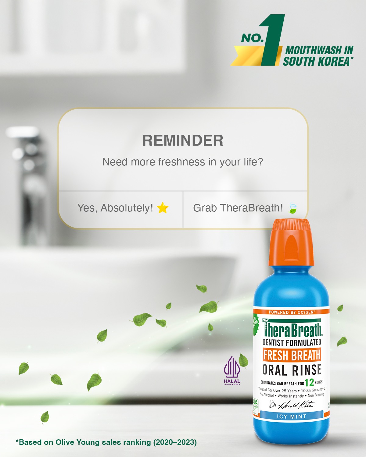 Therabreathid Facebook ad: Perlu napas lebih fresh hari ini?