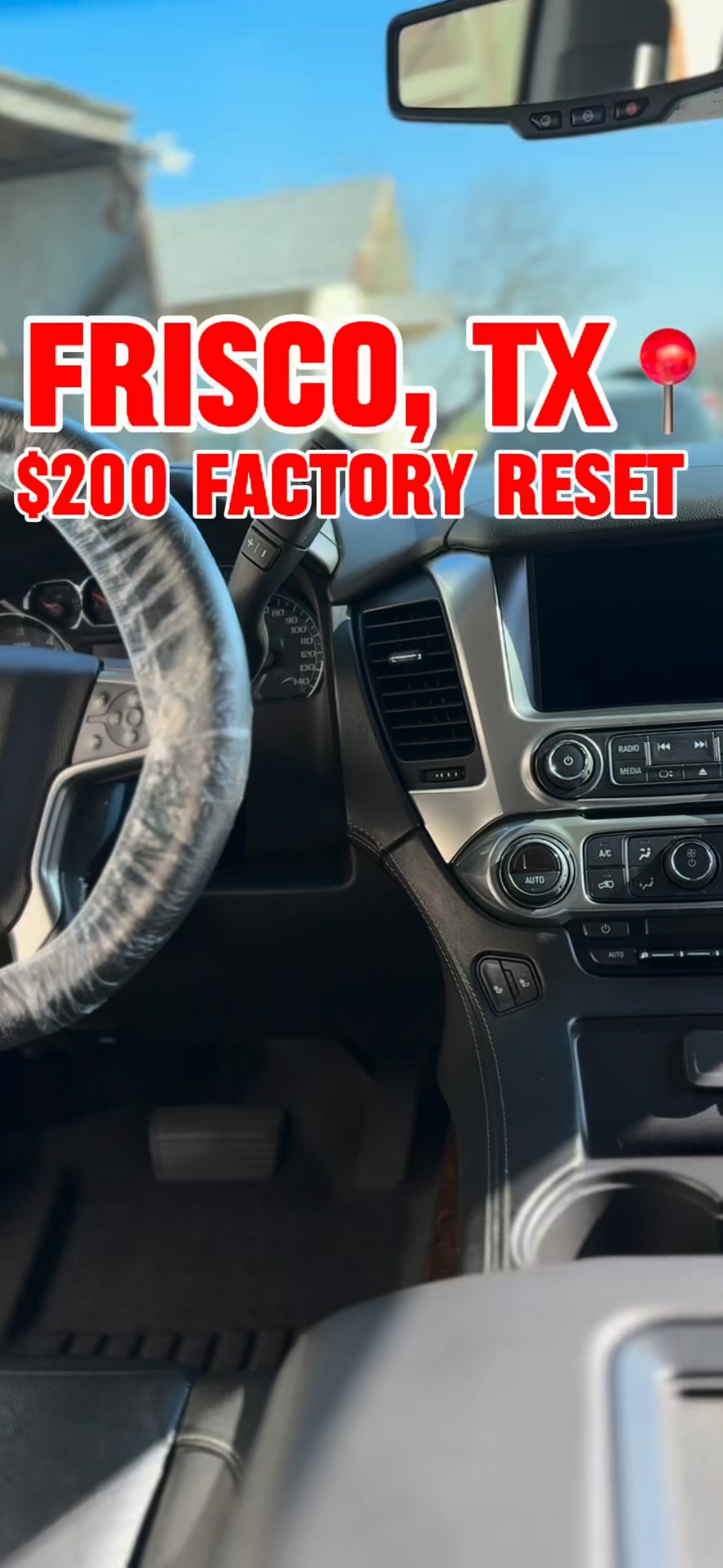 Metro Mobile Detailing Facebook ad: Frisco Factory Reset Detail Package