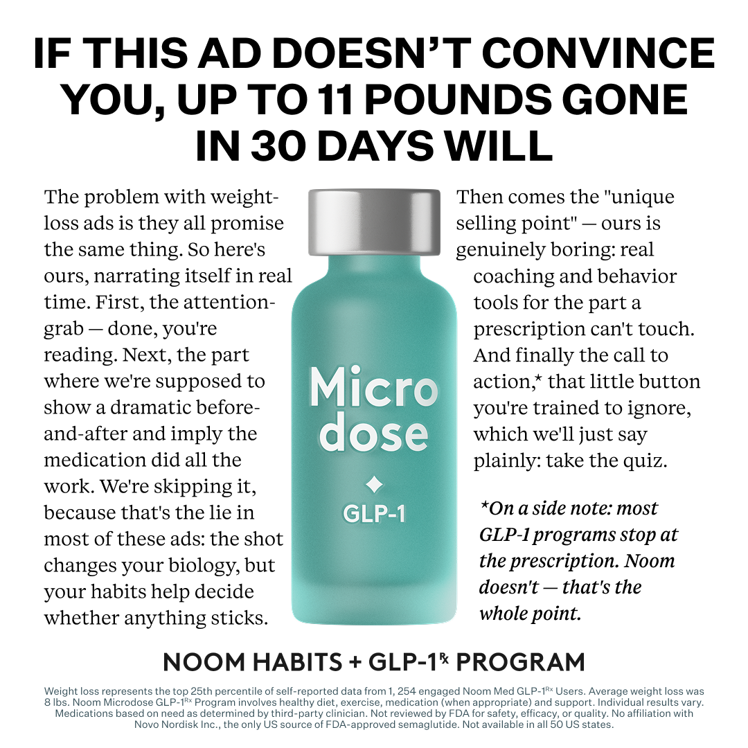 Noom Facebook ad: Weight loss reimagined