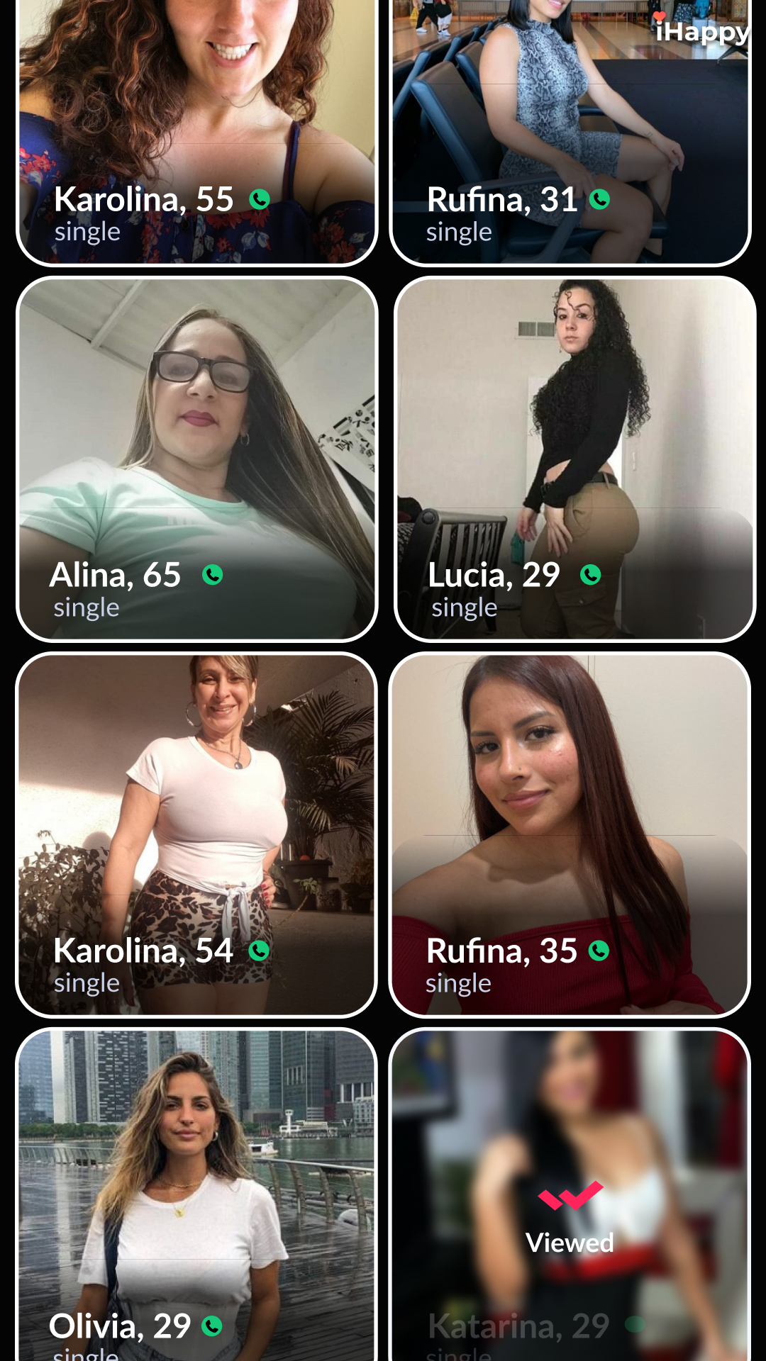 IHappy - premium dating app Facebook ad