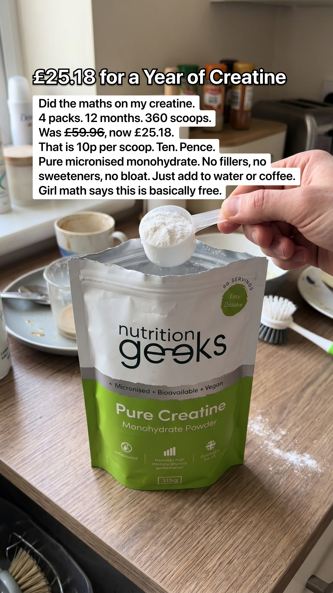 Nutrition Geeks Facebook ad