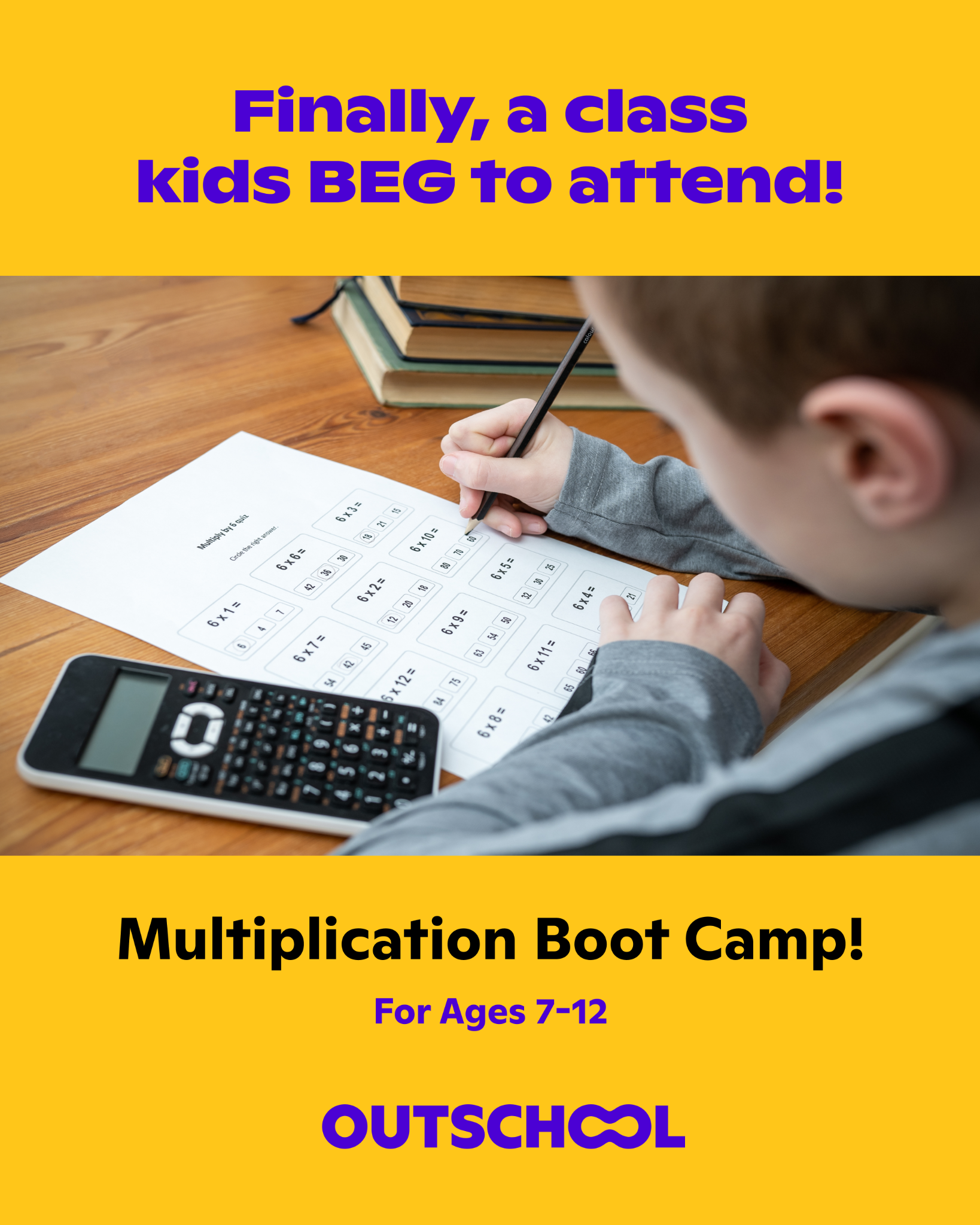 Outschool Facebook ad